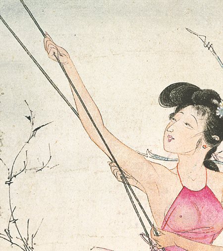 东湖-胡也佛的仕女画和最知名的金瓶梅秘戏图